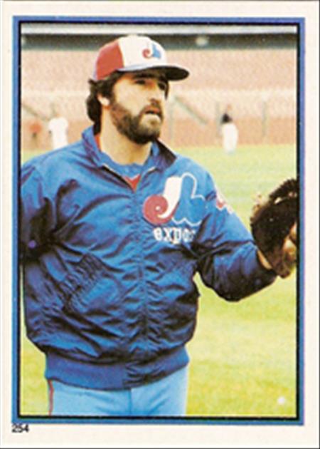 1983 Topps Baseball Stickers     254     Jeff Reardon